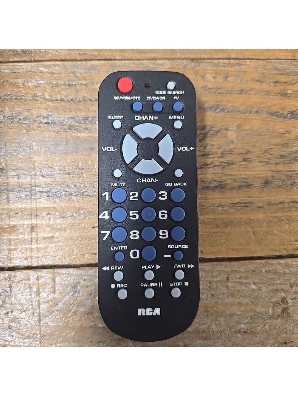 RCA Original Remote Control RCR503BE 4 Device TV, Cable, VCR, DVD Tested OEM